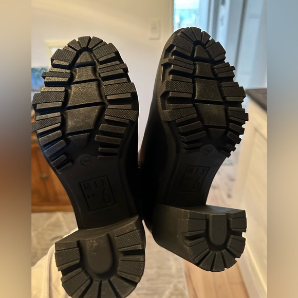 Mix No 6 Black Booties Size 7 - Picture 2 of 5